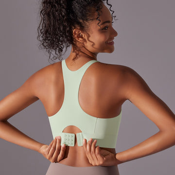 High-intensity Sports Underwear Integrated Chest Pad Shockproof Gathering Yoga Bra