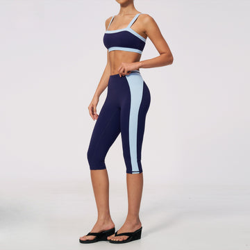 New Sweat-absorbing Breathable Yoga Clothes Hip Lift and Thin Outdoor Fitness Sports Set 2567