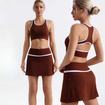 Naked Polished Nylon Yoga Sports Set D003