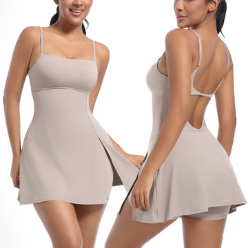 Sexy Back Leggings Culottes Fitness Sports Tennis Skirt