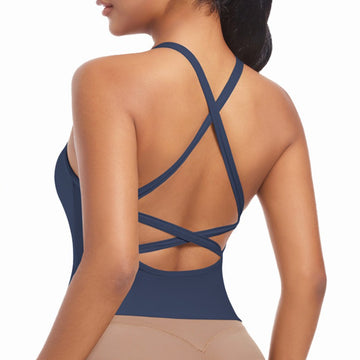 Naked Sports Underwear Sexy Skin-friendly Yoga Bra Running Fitness Vest