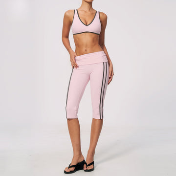 New High Elastic Tight Yoga Clothes Nude Sports Set 3588