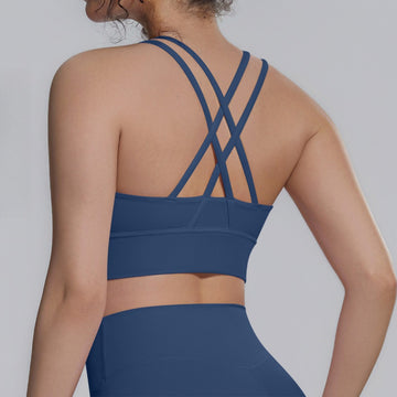 Skin-friendly Nude Sports Shock-absorbing Sports Bra