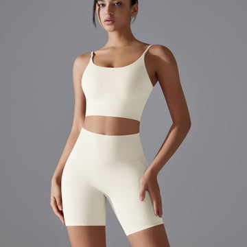 No Panties Sports Shorts  Fitness Yoga Set.