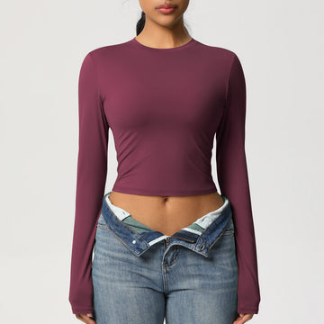 Quick-drying Breathable Long-sleeved T-shirt Running Sports Fitness Long-sleeved Top