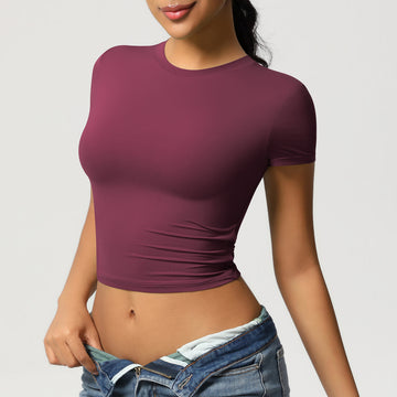 Seamless Outdoor Sports Quick-drying Short-sleeved T-shirt