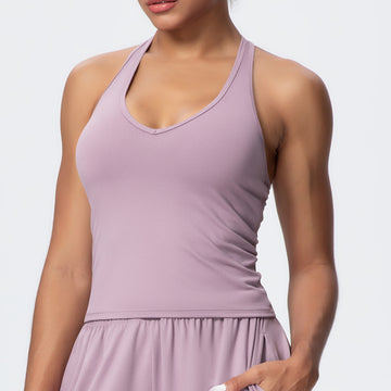Skinny Back Thin Shoulder Straps Sports Underwear Running Exercise Bra