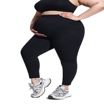 Seamless Maternity Plus Size Yoga Leggings S015