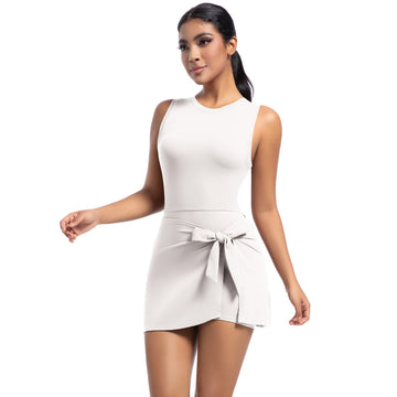 Sexy Back and Thin Fitness Sports Dress