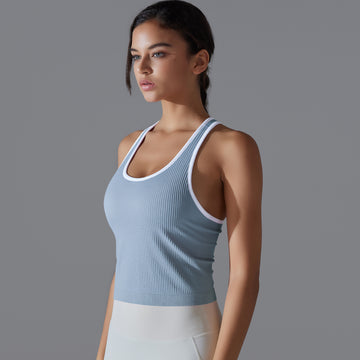 Yoga Beauty Back Sports Running Fitness Breathable Quick-drying Vest Fitness Top