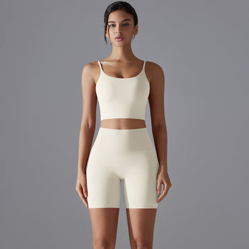 No Panties Sports Shorts  Fitness Yoga Set.