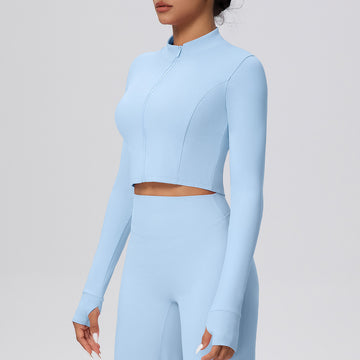 Outdoor Running Sports Long-sleeved Jacket Quick-drying Yoga Top