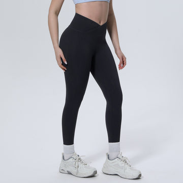 High-waisted Nude Skinny Pants, Sports Fitness Yoga Leggings