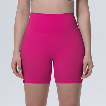 Naked High Waist Breathable Abdominal Fitness Shorts