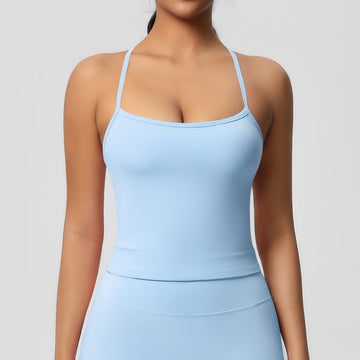Naked Quick-drying Sports Vest with Chest Pad