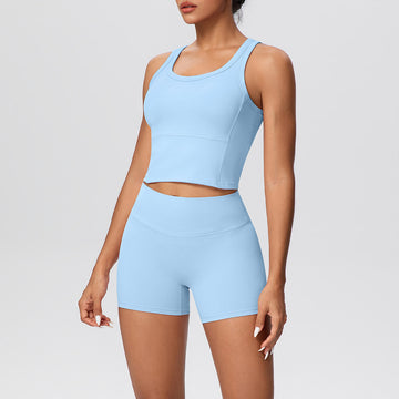 Skin-friendly Beauty Suspenders Fitness Set