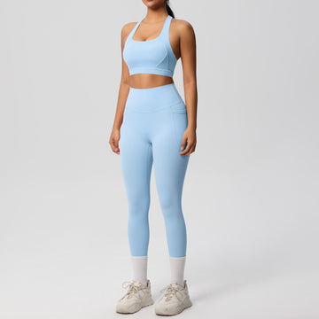 High-strength Shockproof Fitness Bra Outdoor Sports Set