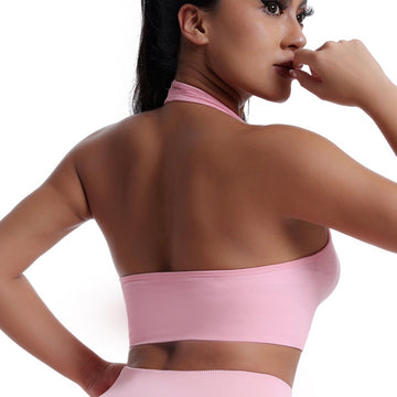 Seamless Neck Sports Bra S123