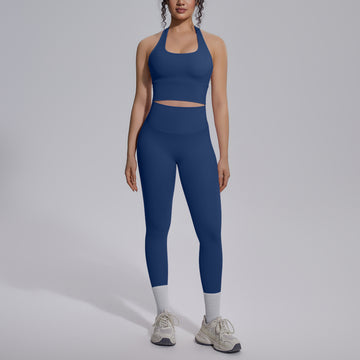 Naked Sports Trousers I-shaped Beauty Back Bra Yoga Set
