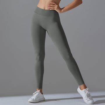 Seamless Back V Waist Peach Hip Shaping Training Yoga Pants