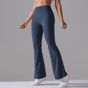 Waist Elasticity Training Wide Leg Pants Fitness Pants