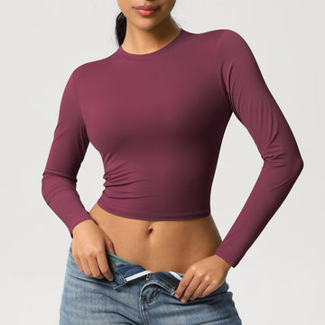 Quick-drying Breathable Long-sleeved T-shirt Running Sports Fitness Long-sleeved Top