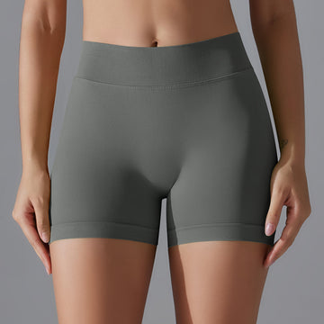 High Waist Seamless Hip Lift Fitness Pants Rear V Waist Yoga Shorts