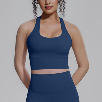 Spot Solid Color Sports Bra