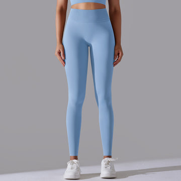 Seamless Knitted High Waist Skinny Peach Hip Yoga Leggings