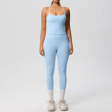 Two-piece Set of Sports and Leisure Outdoor Running Fitness Yoga Wear