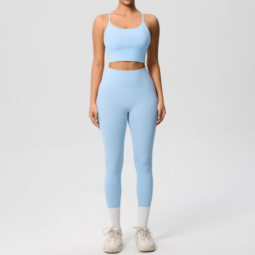 New sports underwear high waist leggings yoga set