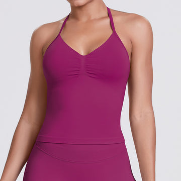 Seamless High Strength Gathering Breathable Sports Yoga Vest