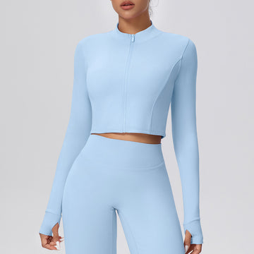 Outdoor Running Sports Long-sleeved Jacket Quick-drying Yoga Top