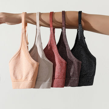 Seamless AB Yarn Sexy Sling Vest S119