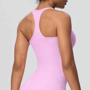 Tight Exercise Quick-Drying Fitness Yoga Vest with Chest Pad