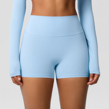 High Waist Abdomen and Hip Lift Exercise Quick-drying Yoga Shorts