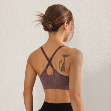 Seamless AB Yarn Sexy Sling Vest S119
