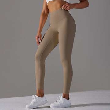Naked Skin-friendly Yoga Leggings Hip-lifting Elastic Fitness Pants