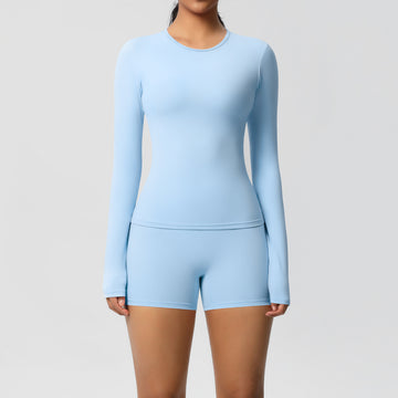 Skin-friendly and Tight-fitting Sports Running Fitness Clothes Two-piece Set