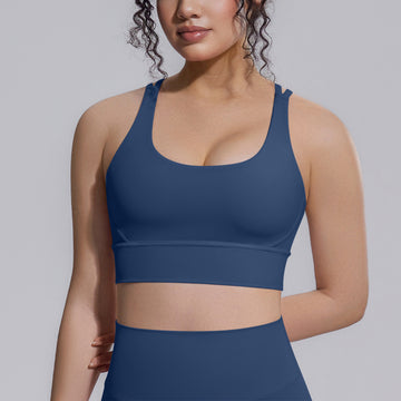 Skin-friendly Nude Sports Shock-absorbing Sports Bra