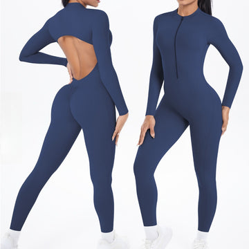High-intensity Hollow-out Beauty Back Running Fitness Suit Sports Jumpsuit