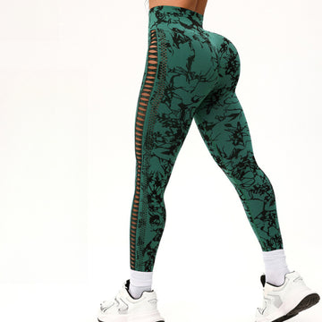 New Hollow Peach Hip Yoga Pants S296