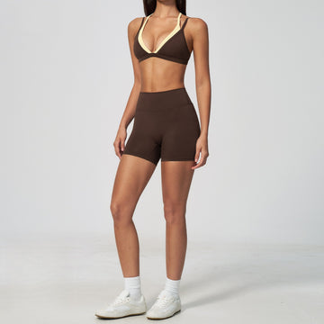 Sexy Sports Underwear High Waist Hip Lift Yoga Fitness Set 6116