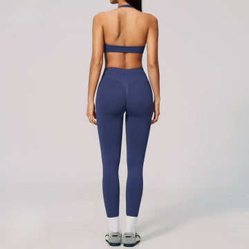 Seamless High Elastic Skinny Fitness Sports Set 4535