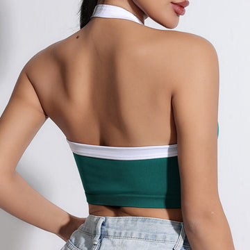 Contrasting Color Humbo Sports Bra S299